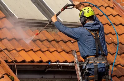 Démoussage et hydrofuge de toiture à Réallon